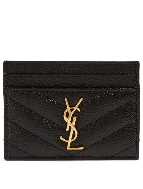 yves saint laurent cards|ysl monogram card holder.